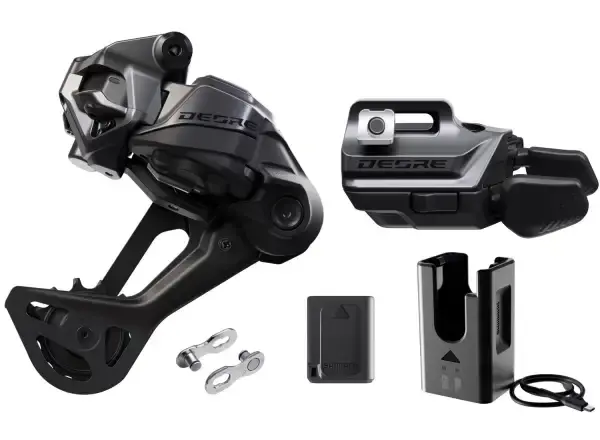 SHIMANO UPGRADE set DEORE RD-M6250-SGS SW-M6250-IR BT-DN320 EC-DN100 SM-CN910-12