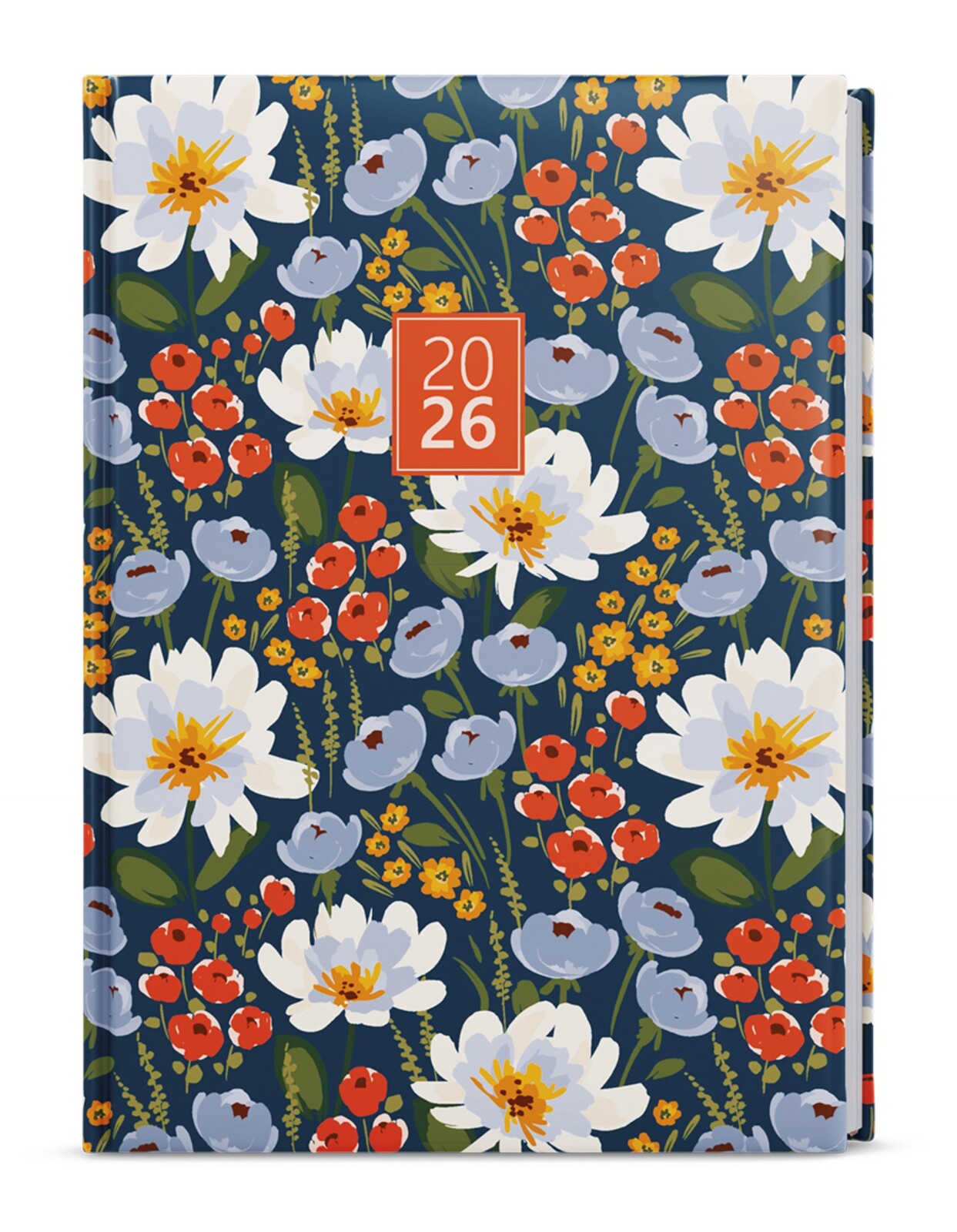 Denní diář 2026 Lamino - A5, Květiny