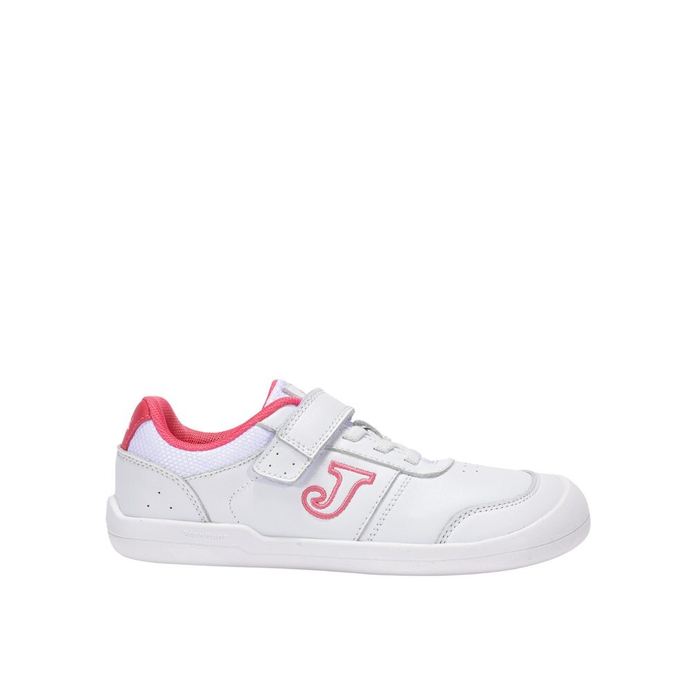 JOMA VELA JR White Pink Dětské barefoot tenisky