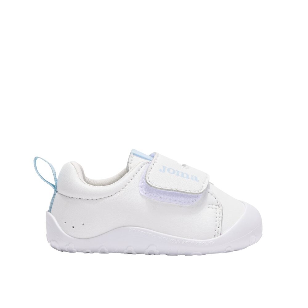 JOMA TEDDY BABY White Blue Dětské barefoot tenisky