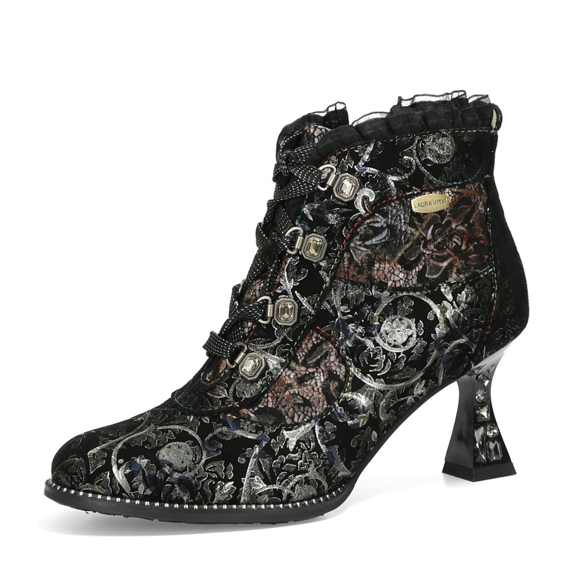 Laura Vita dámské stylové kotníkové boty - černé - 36