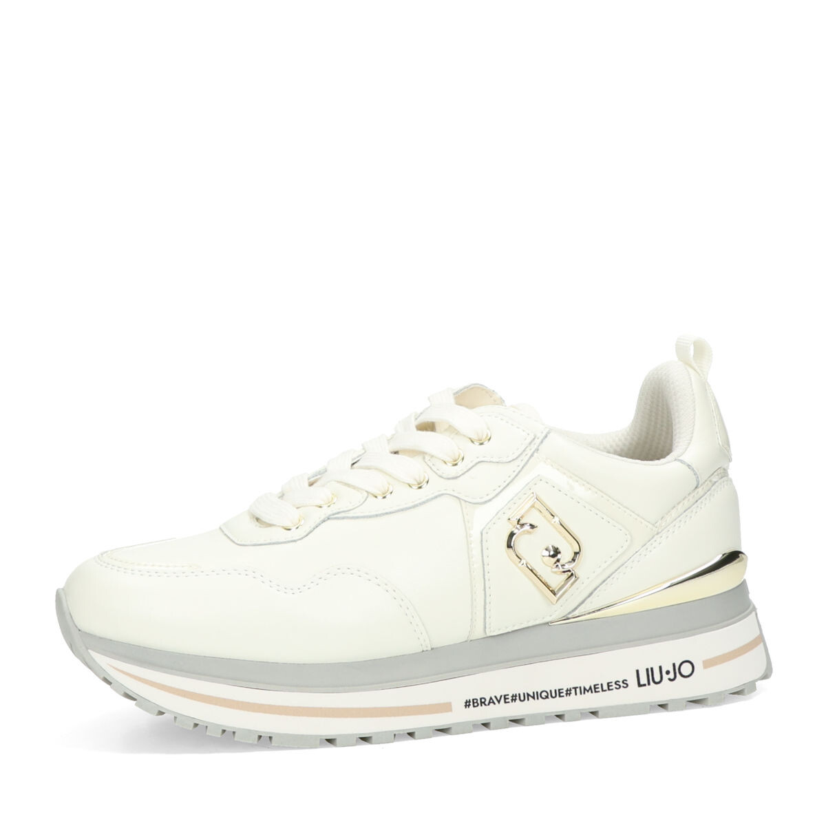 Liu Jo dámské módní tenisky - béžovo bílé - 36