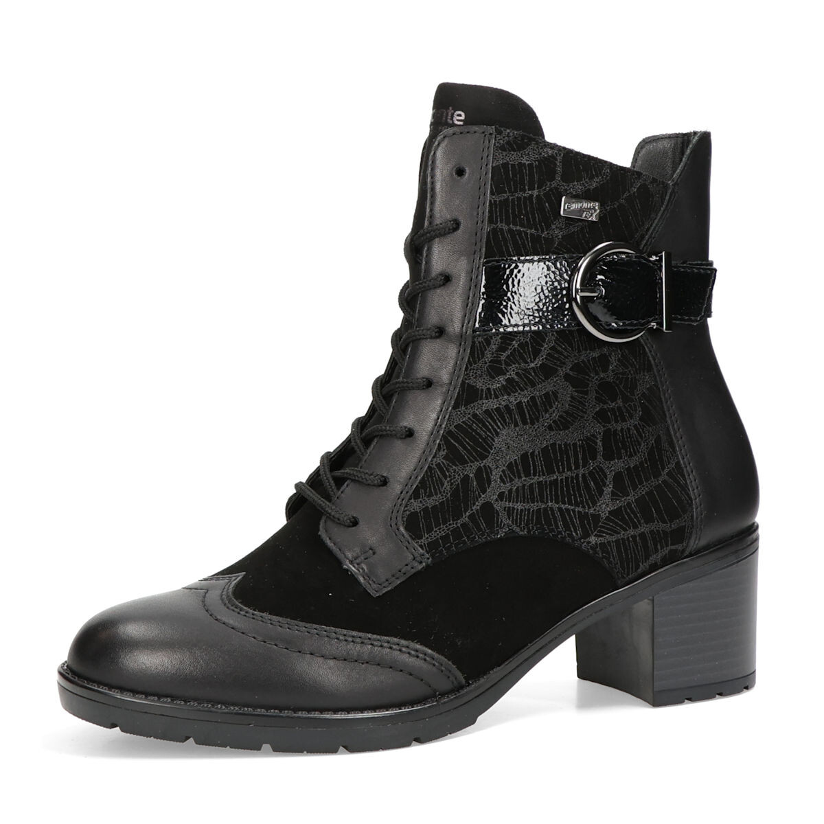 Remonte dámské komfortní kotníkové kozačky - černé - 36