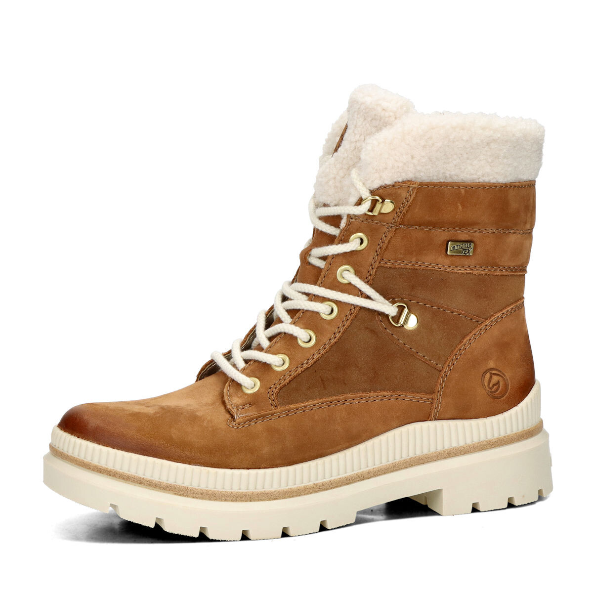 Remonte dámské zimní kotníkové kozačky - hnědé - 36