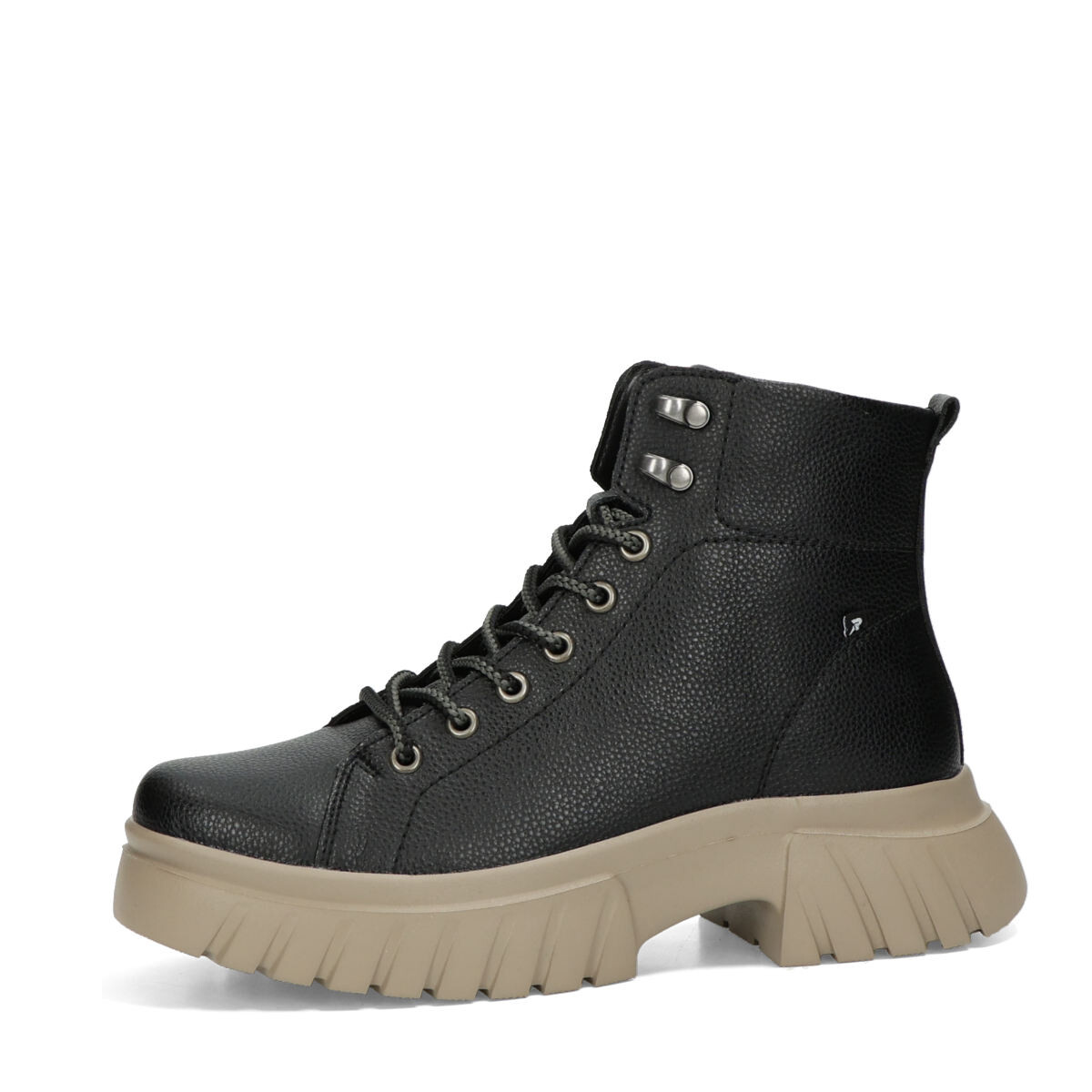 Rieker dámské kotníkové kozačky - černé - 36