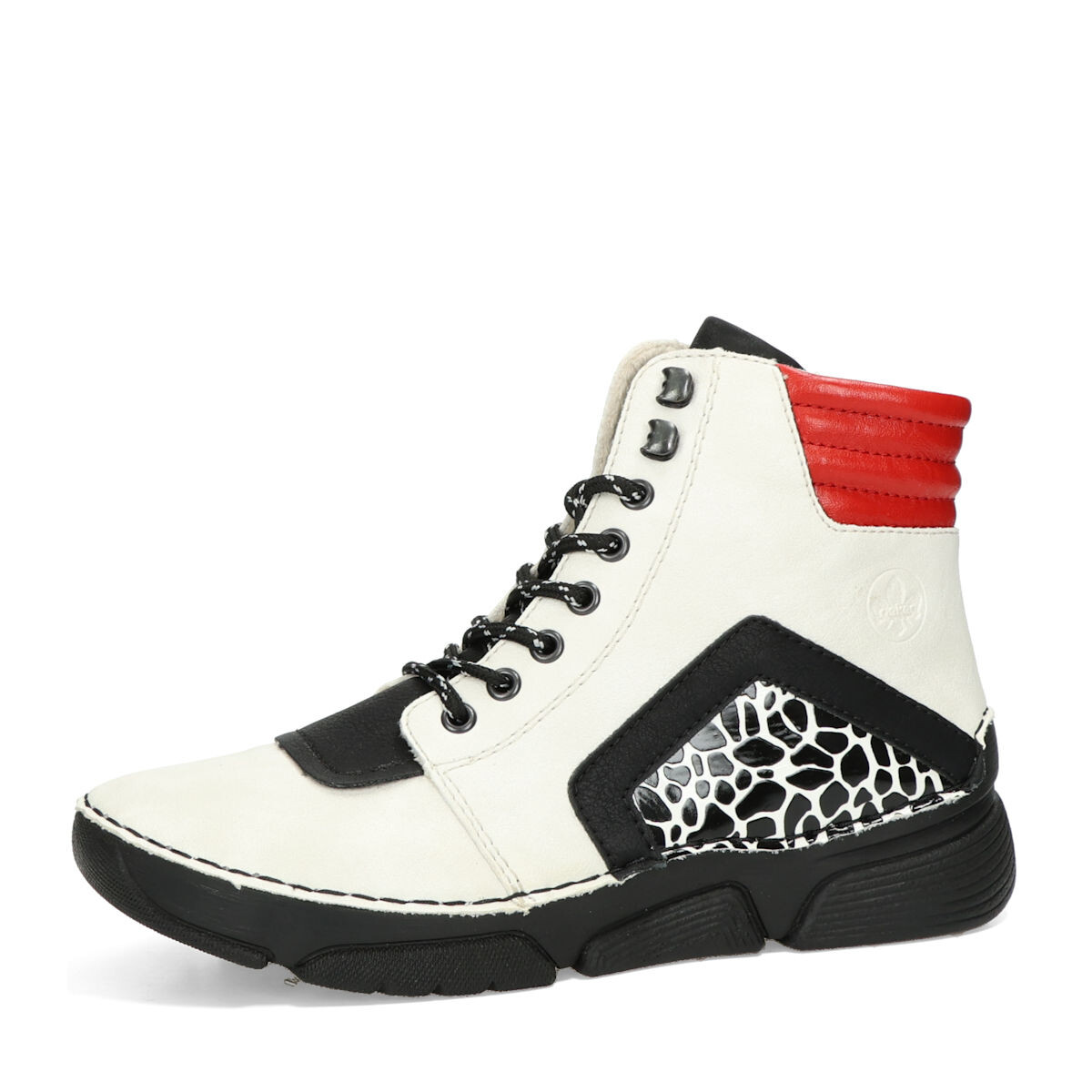 Rieker dámské komfortní kotníkové boty - bílé - 36