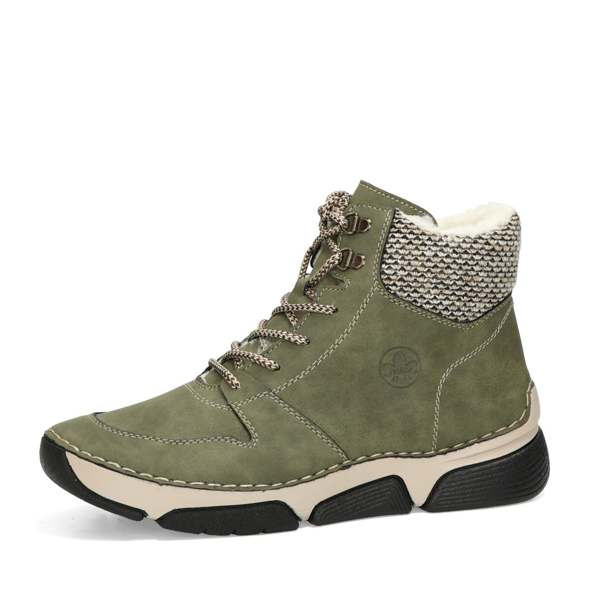 Rieker dámské zimní kotníkové boty - zelené - 36