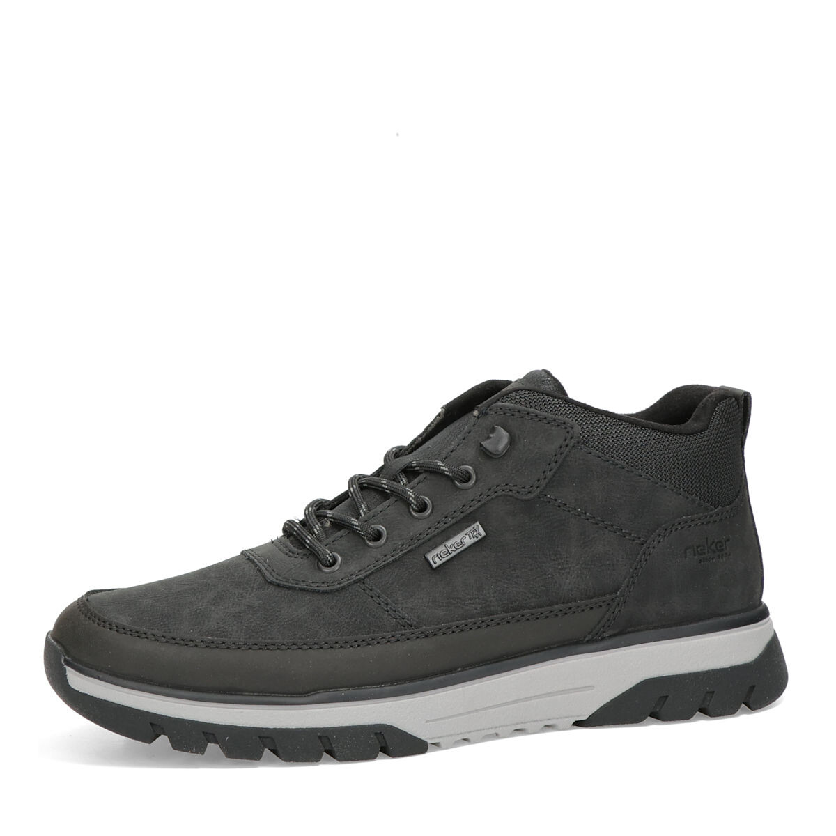 Rieker pánské kombinované kotníkové boty - černé - 40