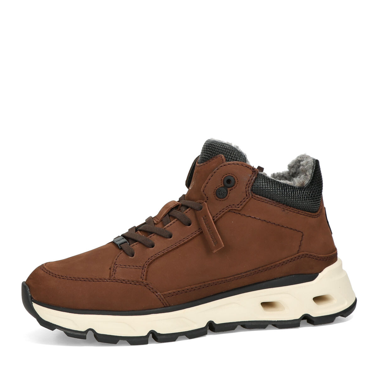 Salamander pánské nubukové kotníkové boty - hnědé - 40