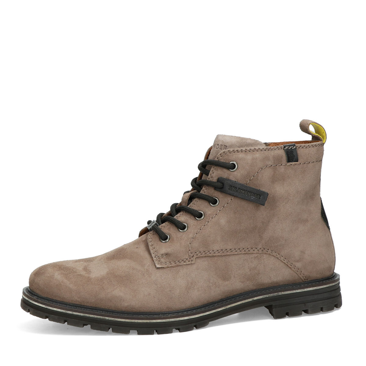 Salamander pánské semišové kotníkové boty - šedohnědé - 40