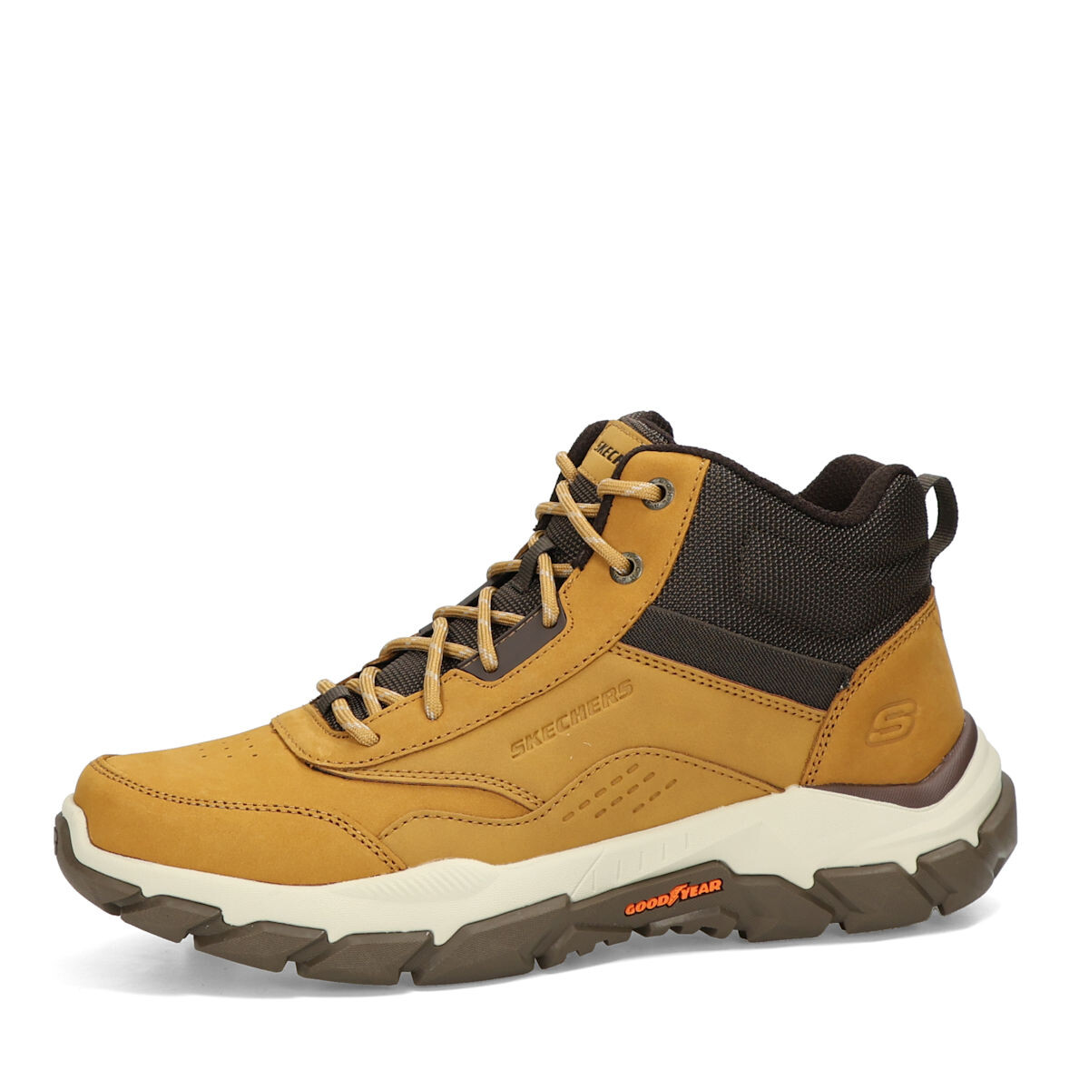 Skechers pánské komfortní kotníkové boty - hnědé - 40