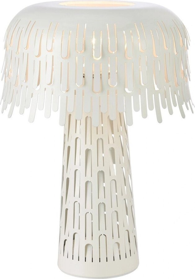 Bílá stolní lampa s kovovým stínidlem (výška 38 cm) Verbera – Markslöjd