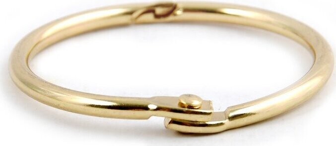 Kroužky ke sprchovému závěsu v sadě 12 ks v matně zlaté barvě Ringo Small – Spirella