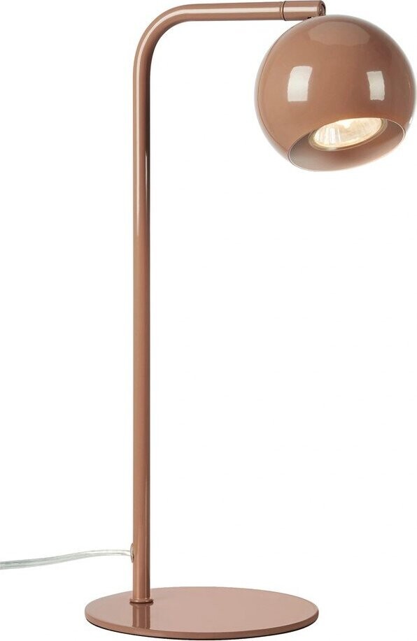 Hnědá stolní lampa s kovovým stínidlem (výška 39,5 cm) Pop – Markslöjd