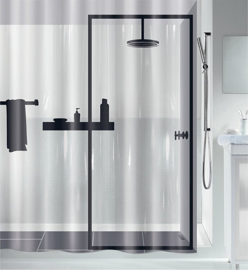 Sprchový závěs 180x200 cm Illusion – Spirella