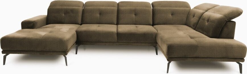 Béžová rohová pohovka (pravý roh/do 