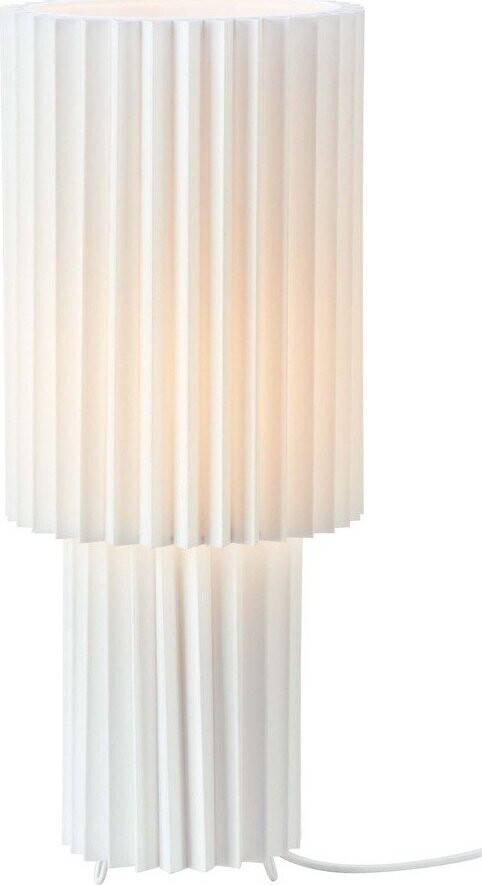 Bílá stolní lampa s textilním stínidlem (výška 45 cm) Catis – Markslöjd