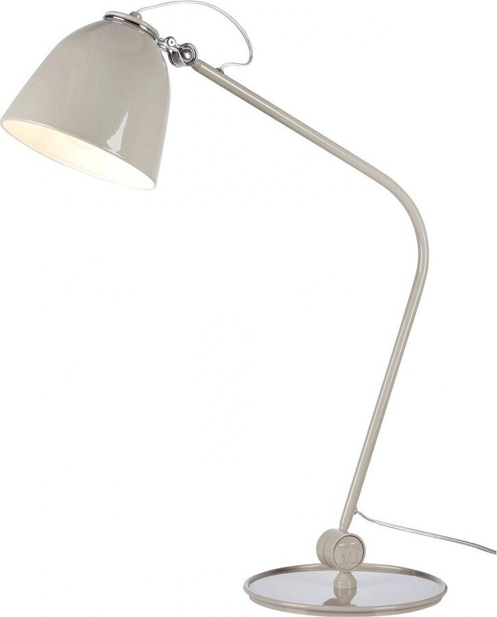 Šedobéžová stolní lampa s kovovým stínidlem (výška 47 cm) Tilt – Markslöjd