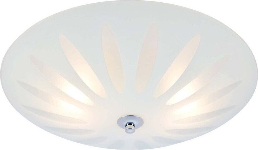 Bílé stropní svítidlo se skleněným stínidlem Petal – Markslöjd