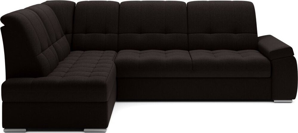 Hnědá rozkládací/s úložným prostorem rohová pohovka (levý roh/do L) Sado – ELTAP