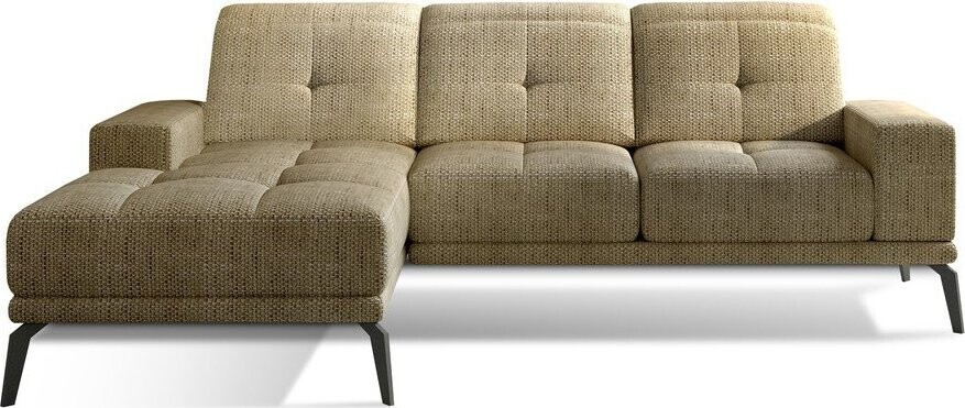 Béžová rohová pohovka (levý roh/s lenoškou) Torrense – ELTAP