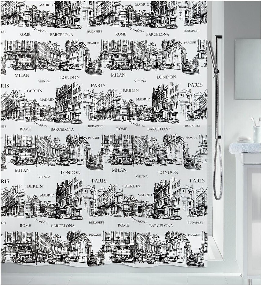 Sprchový závěs 180x200 cm Places – Spirella