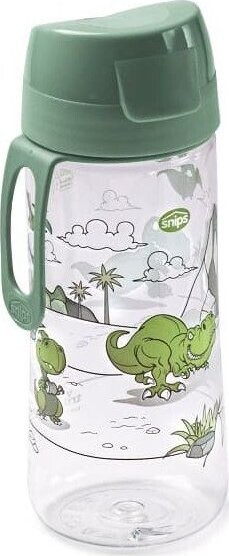 Zelená tritanová dětská lahev 500 ml Dinosaur – Snips