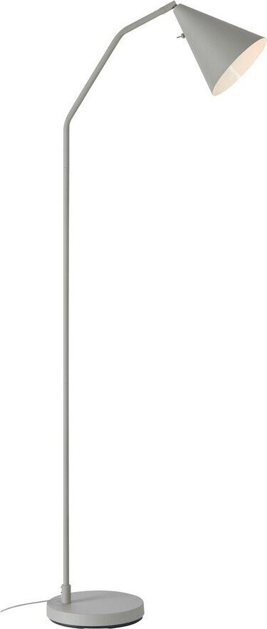 Šedá LED stmívatelná stojací lampa s kovovým stínidlem (výška 144 cm) Funil – Markslöjd