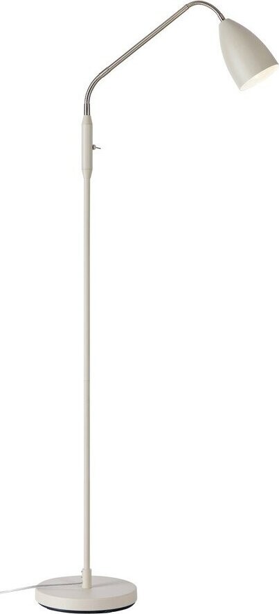 Béžová LED stmívatelná stojací lampa s kovovým stínidlem (výška 140 cm) Patro – Markslöjd