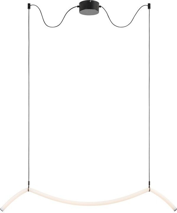 Černobílé LED závěsné svítidlo Melt – Markslöjd