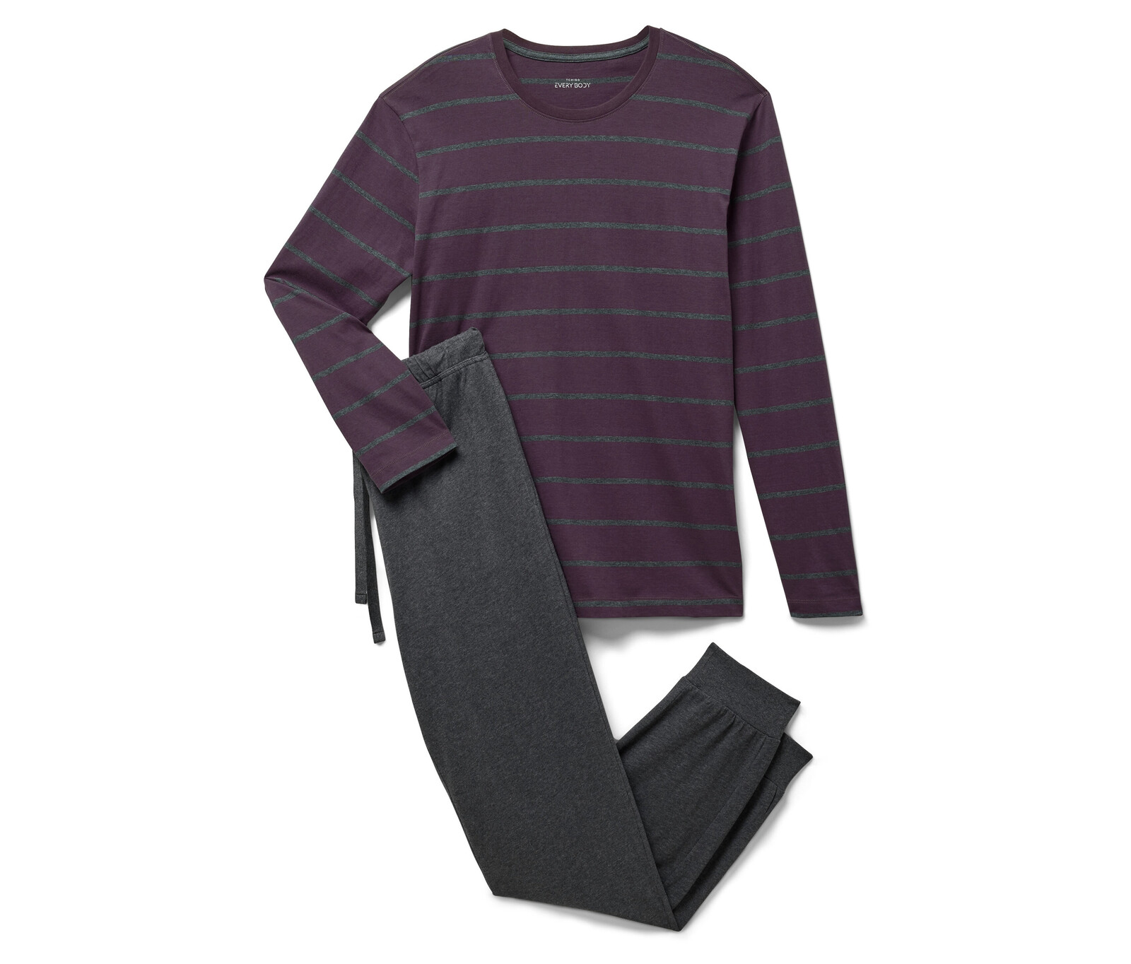 Tchibo - Pyžamo - pro muže - vel. XL 56/58 - barva: šedá/s proužky