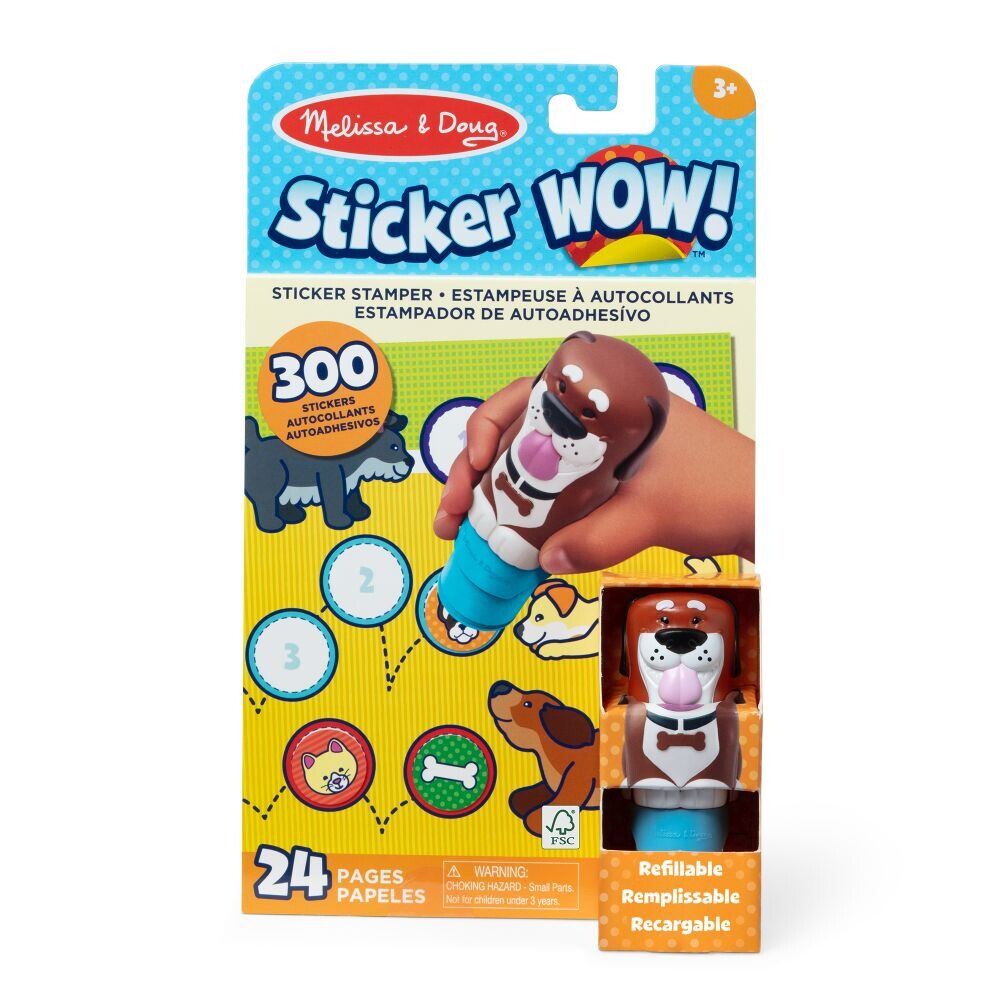 Melissa & Doug Sticker WOW! - Samolepky pejskové