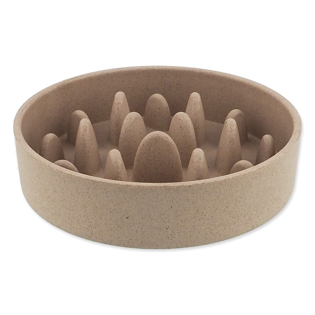 Miska Dog Fantasy proti hltání EcoStyle béžová 14cm, 400ml