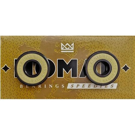 Sk8 Ložiska Nomad Bearings Black Gold Bo - Žlutá - Univerzální