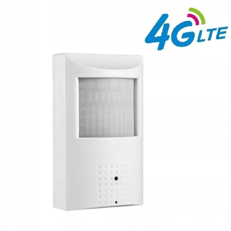 Senzor Pohybu Pir Mini Skrytá Špionážní Kamera 5MPX Na Sim Kartu 4G Lte