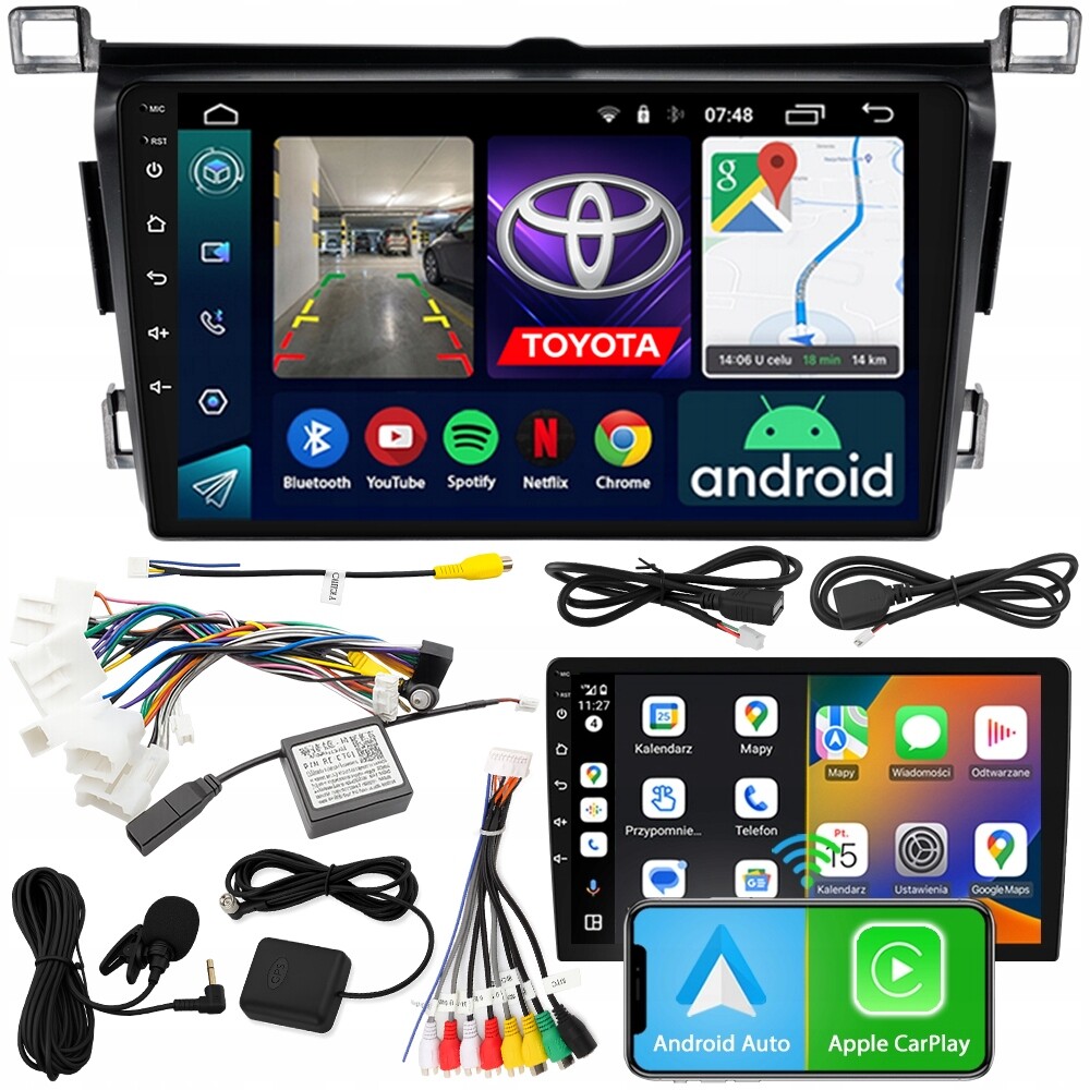 Radio Navigace Android RS-305 Toyota RAV4 2013-2018 2GB 9