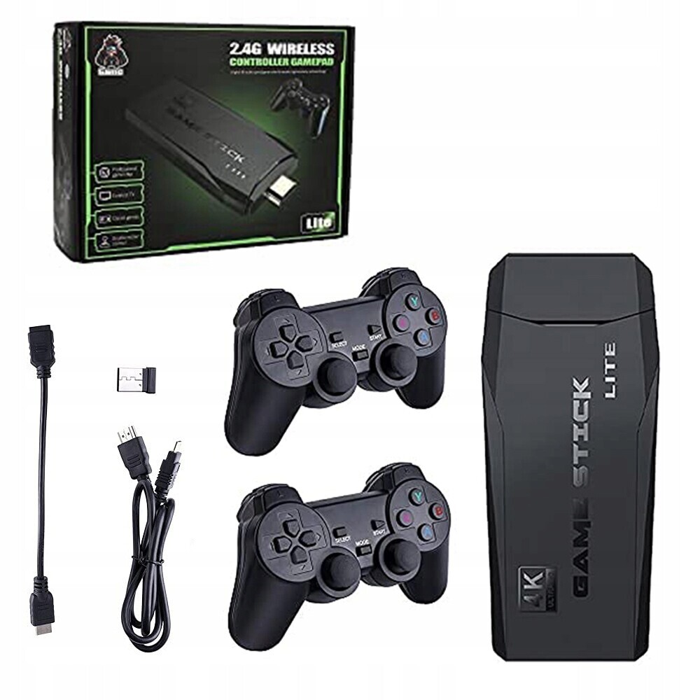 Retro Herní Konzole Hdmi Tv Hra 2 Bezdrátové Pady