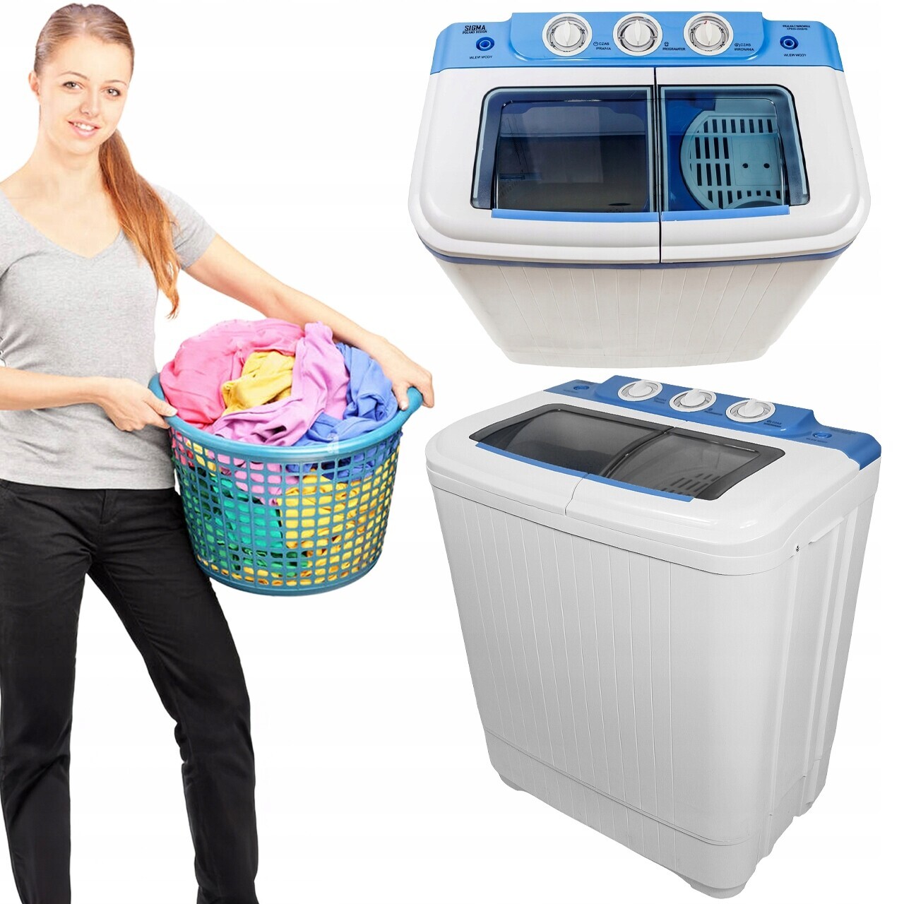 Pračka Turistická Odstředivka Přenosná Náplň Pračky 5 Kg Náplň Odstředivky 2 Kg
