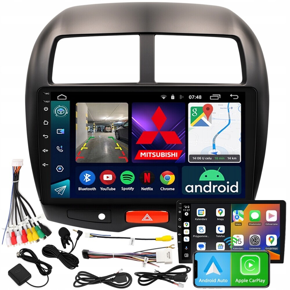 Radio Navigace Android RS-305 Mitsubishi Asx 2010-2016 2GB 9
