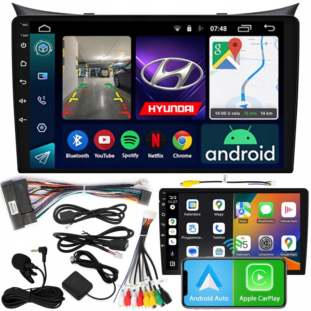 Radio Navigace Android RS-305 Hyundai i30 II 2012-2017 2GB 9