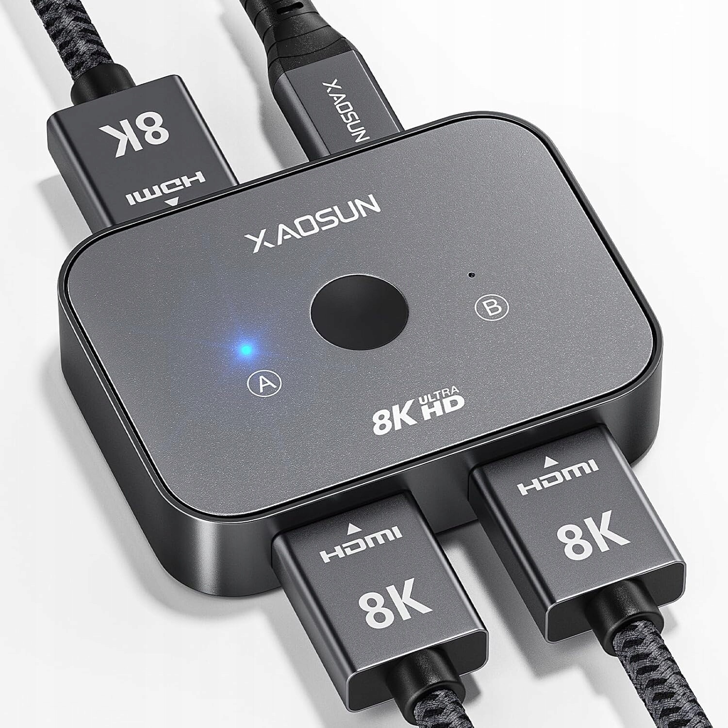 Hdmi přepínač 2.1 8K při 60 Hz, obousměrný rozbočovač Xaosun