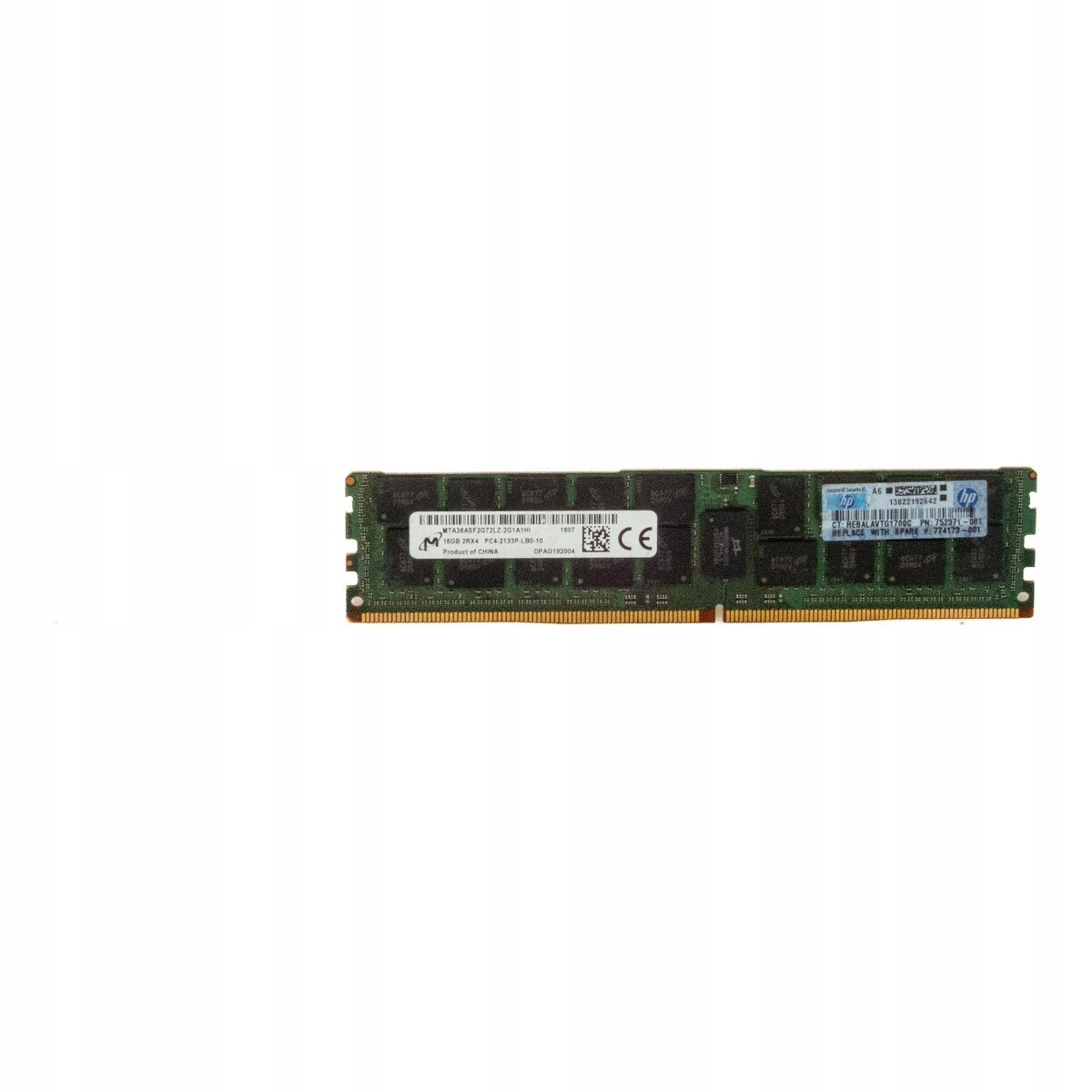 Micron MTA36ASF2G72LZ-2G1A1 16GB DDR4 PC4-2133P Reg Ecc