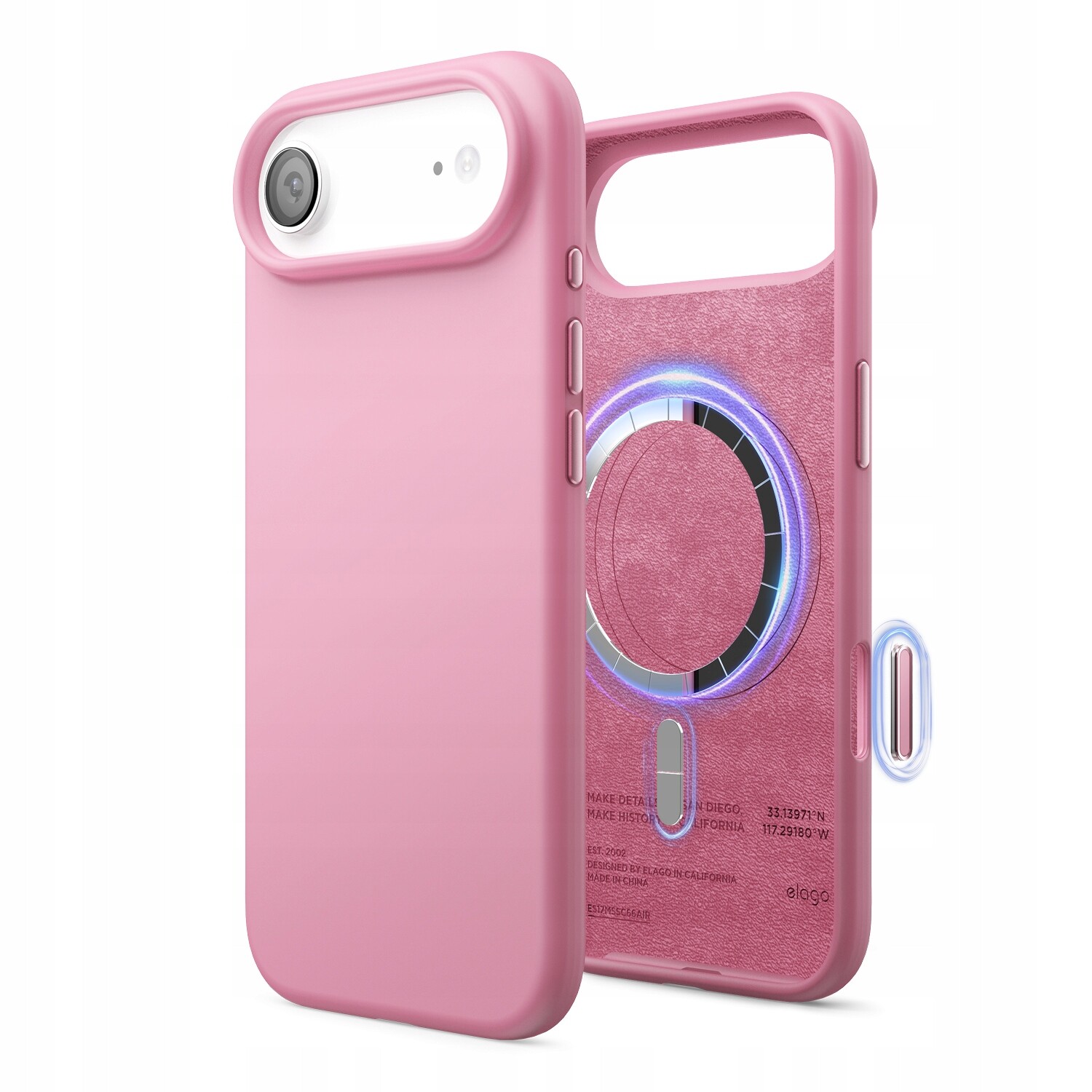 Silikonové Pouzdro Elago pro iPhone 17 Air s MagSafe Pink