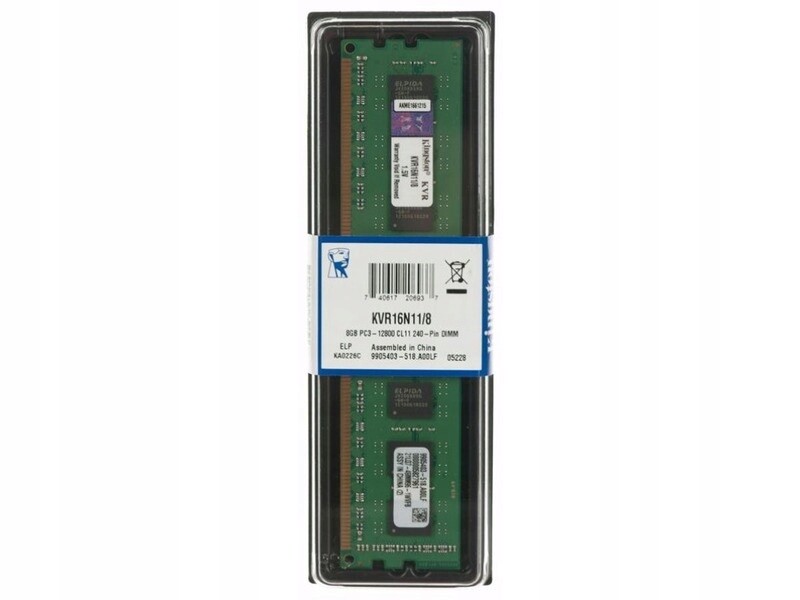 KVR16N11/8 Kingston KVR16N11/8 Kingston 8GB 1600 MHz Kingston KVR16N11/8