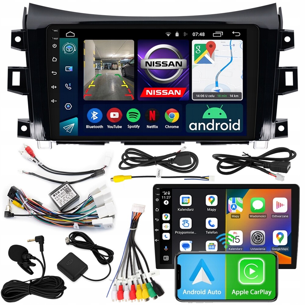 Radio Navigace Android RS-305 Nissan Navara IV 2015-2024 2GB 9