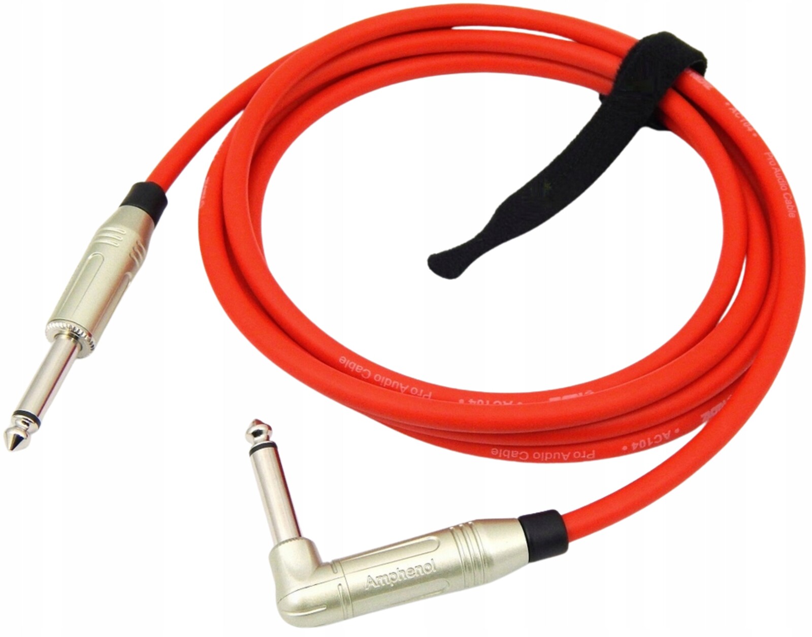 Klotz Kytarový Instrumentální Kabel Pro Efekty Jack 6,3 mm Úhlový 10 m Red