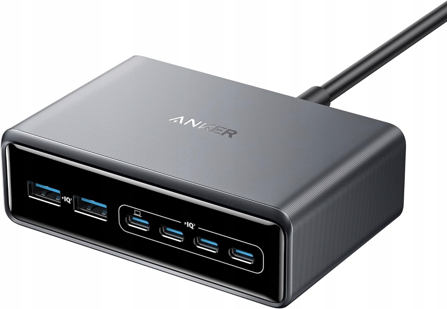 Nabíjecí stanice Anker Prime 200W 6 portů GaN Usb-c Usb-a rychlé nabíjení