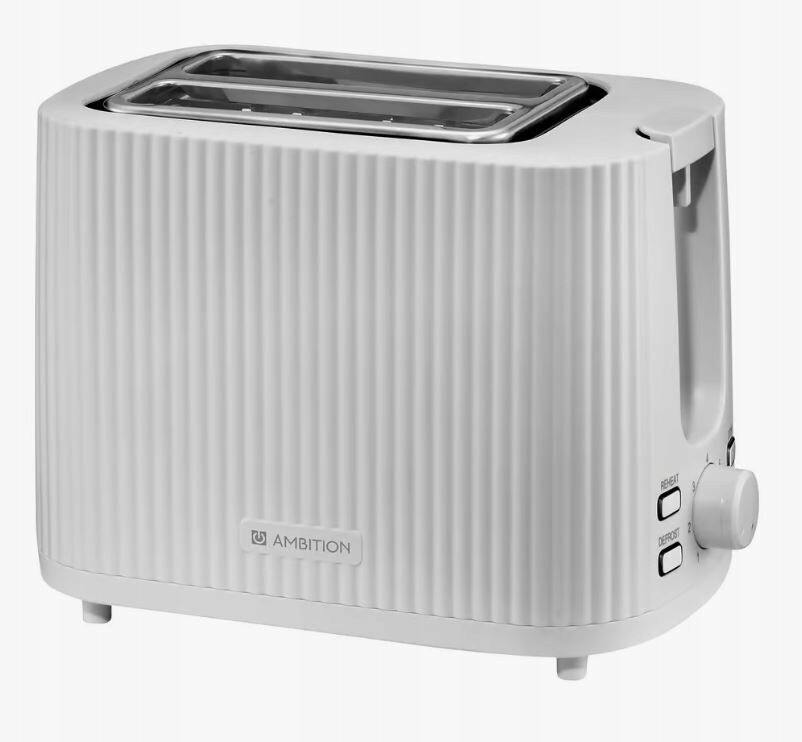 Toustovač Ambition Curly stříbrný/šedý 930W