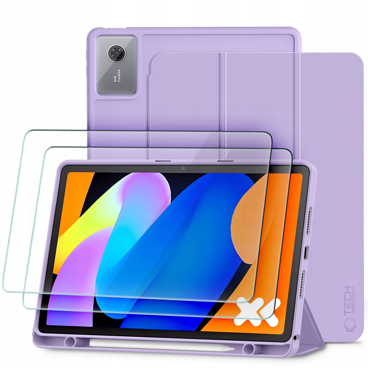 Skládací Pouzdro Pro Dotykové Pero Pro Lenovo Idea Tab 11.0 TB-336 2 Ks Sklo