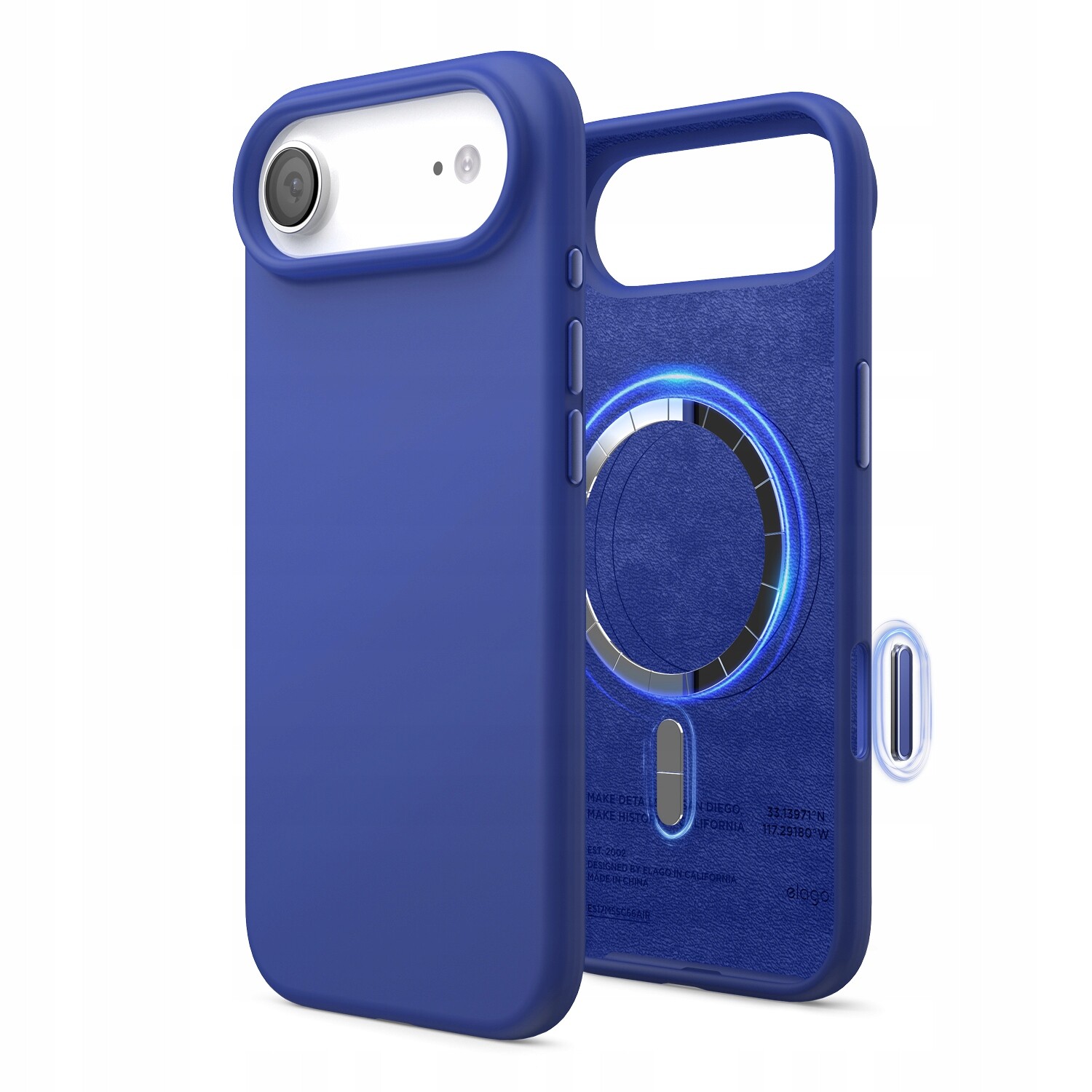 Silikonové Pouzdro s MagSafe Elago pro iPhone 17 Air Cobalt Blue